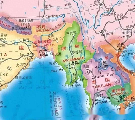 淘配网 缅甸坐拥黄金区位, 连接中印两大经济体, 中缅铁路改写区域格局?