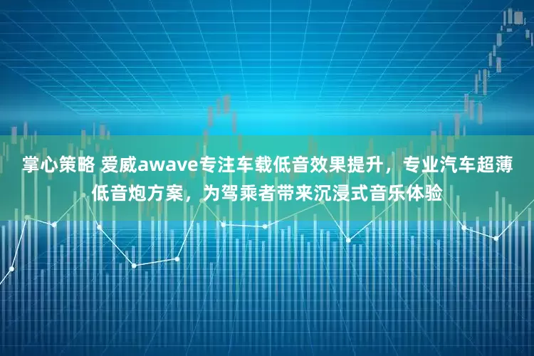 掌心策略 爱威awave专注车载低音效果提升，专业汽车超薄低音炮方案，为驾乘者带来沉浸式音乐体验